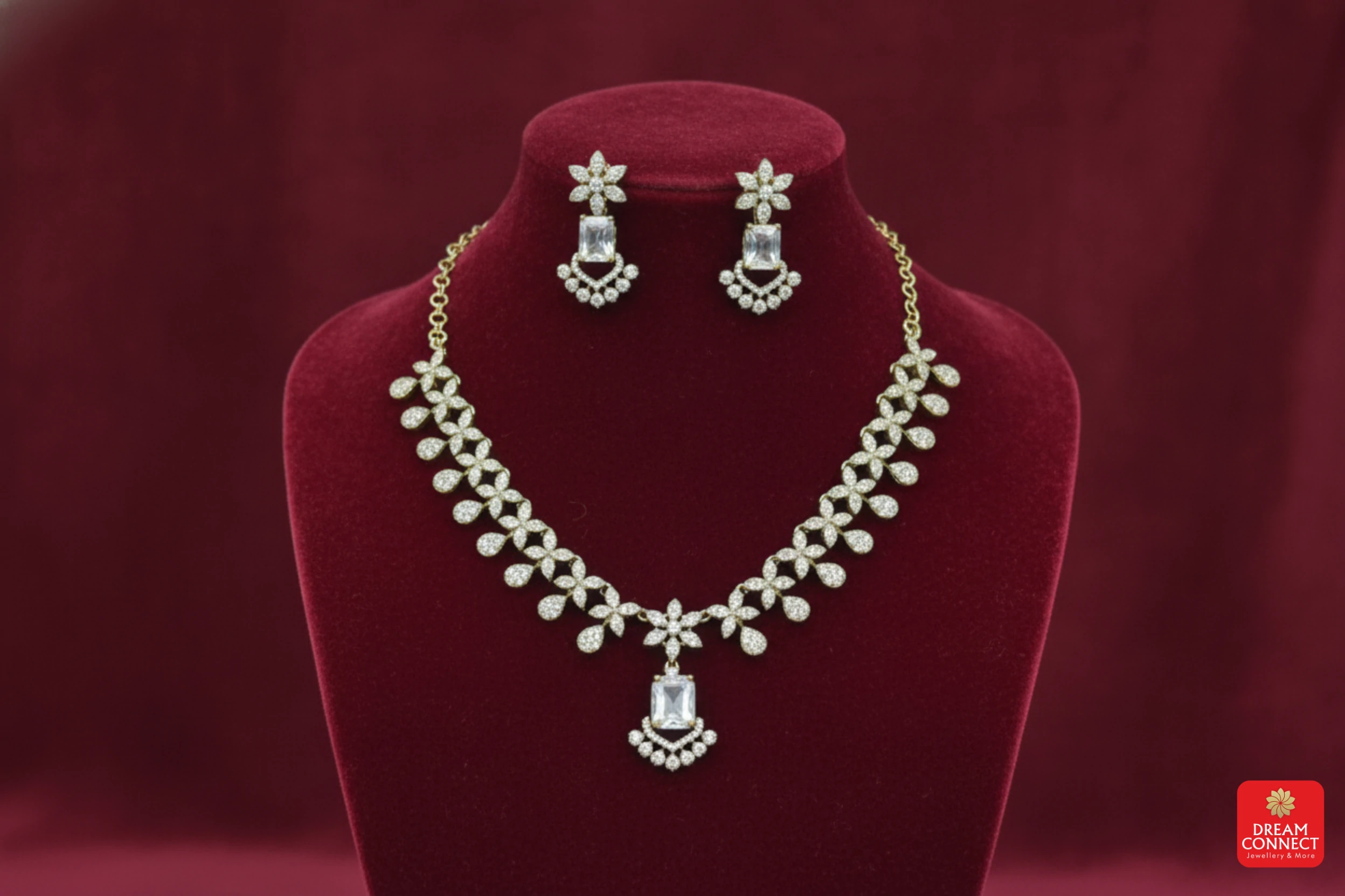 Antique American Diamond Necklace (ADNS 08)