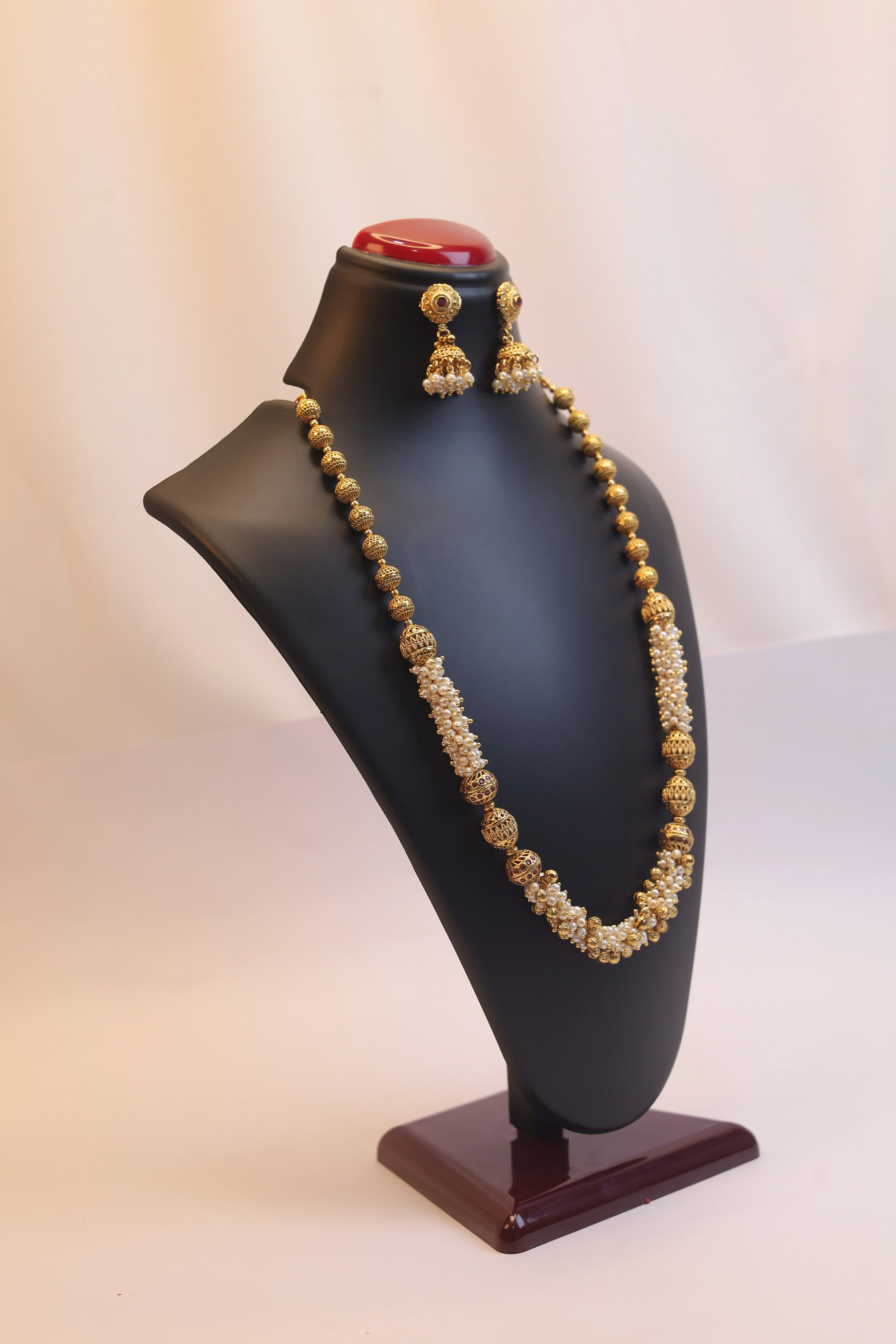 Rjeajwadi jewellery long set B1212ERJB06 