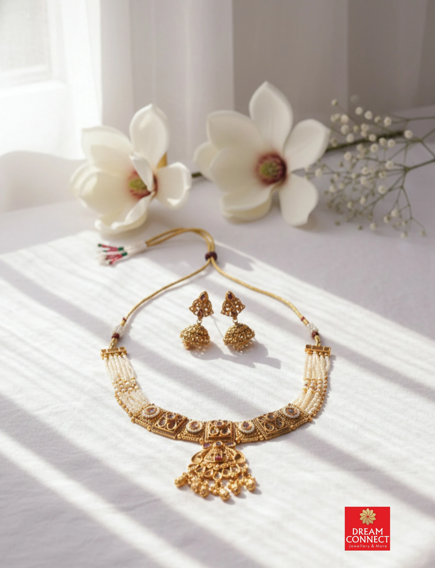 Rajwadi Choker Necklace B3212ERJN02