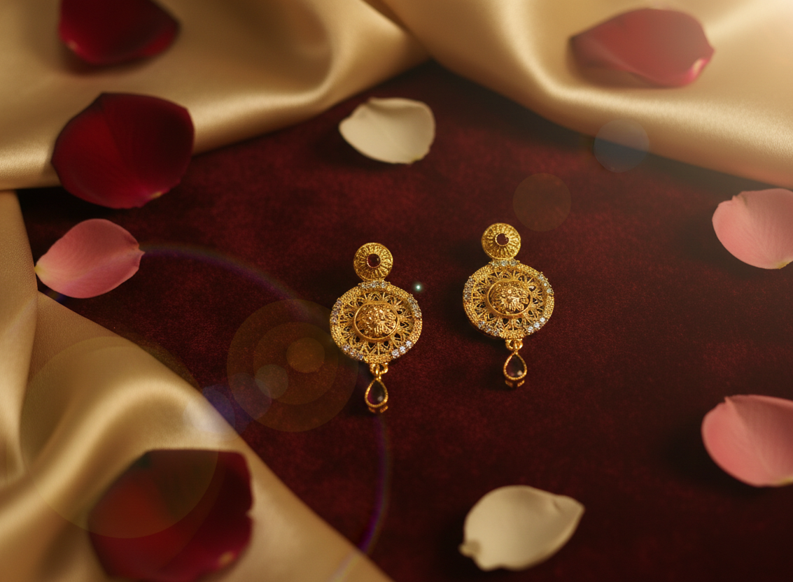 Gold Plated Necklace Set (BX2 SNS 15.1)