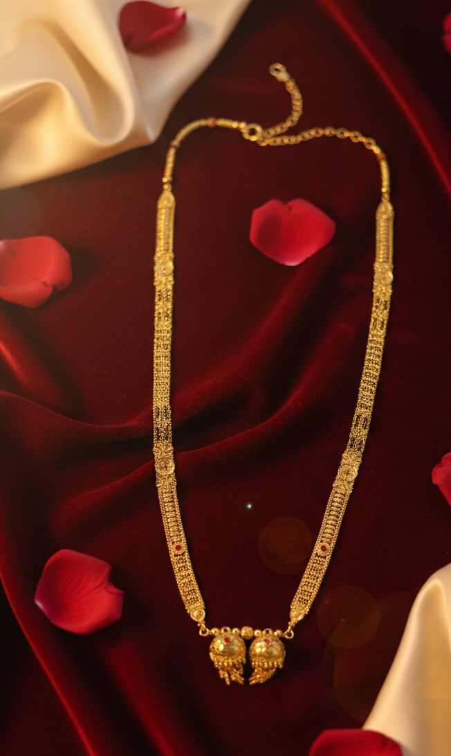 Long Mangalsutra - Gold Plated 6