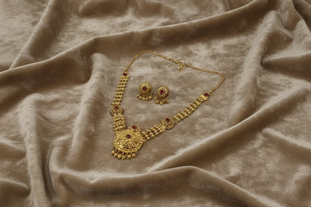 Gold Plated Necklace Set PB4 SNS1650009