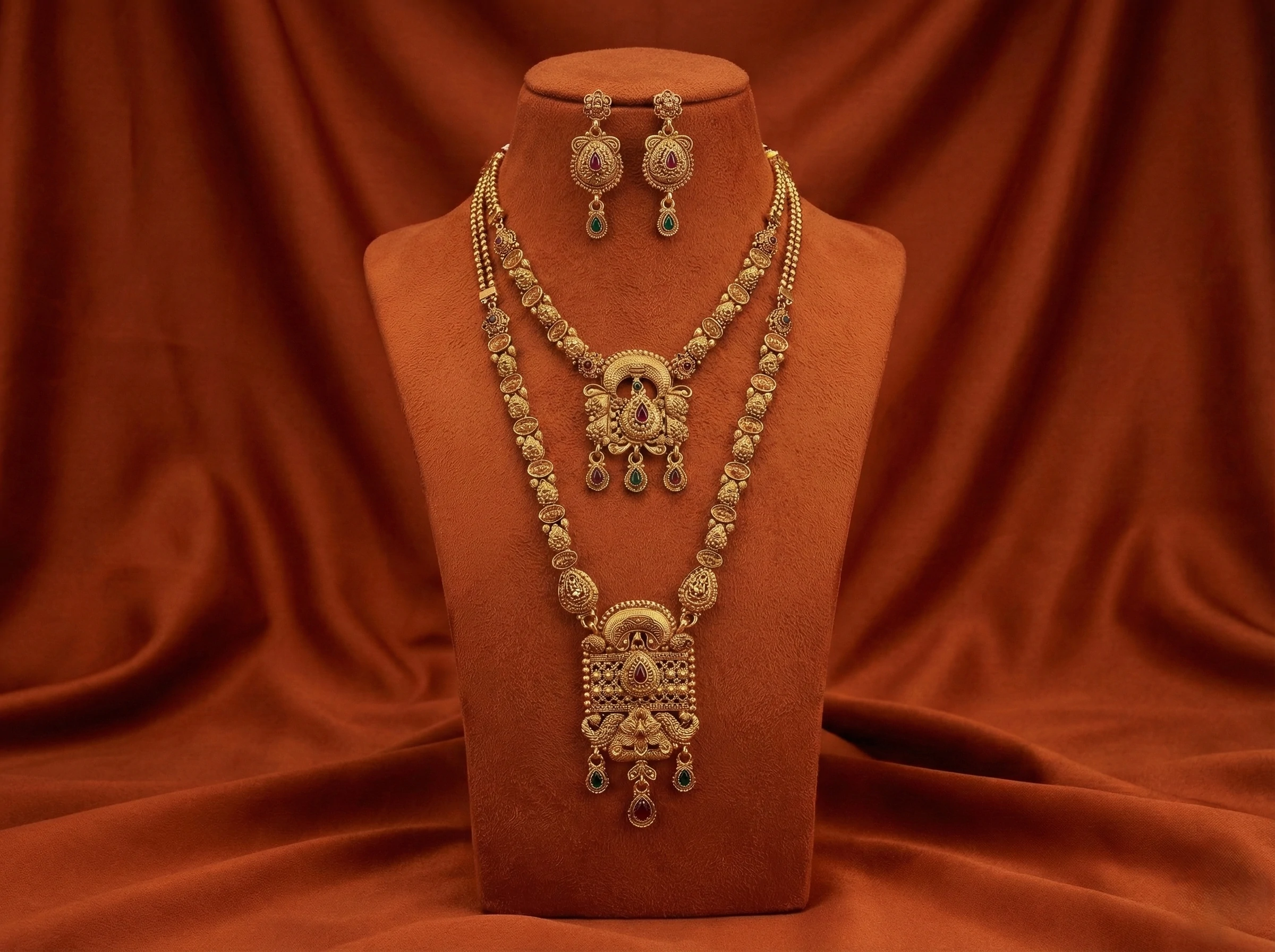 Rajwadi Necklace Set PB5 RJWDS 30